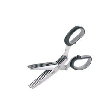 GEFU 12660 kitchen scissors 191 mm Black  Stainless steel Herb