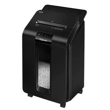 Fellowes AutoMax 100M paper shredder Particle-cut shredding 22 cm Black