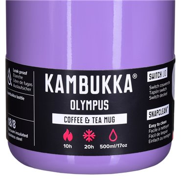 Kambukka Olympus Violet - thermal mug  500 ml