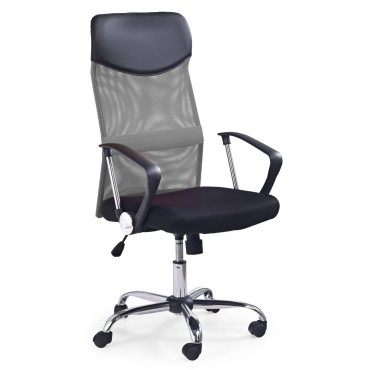Topeshop KRZESŁO NEMO SZARE office/computer chair Padded seat Mesh backrest