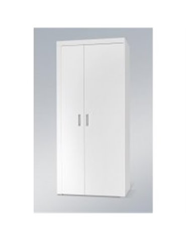 Cama MEBLE Cama wardrobe SAMBA white/white gloss