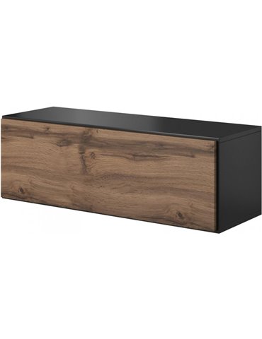 Cama MEBLE Cama full storage cabinet ROCO RO1 112/37/39 antracite/wotan oak