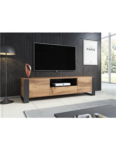 Cama MEBLE Cama TV stand WOOD wotan/antracite