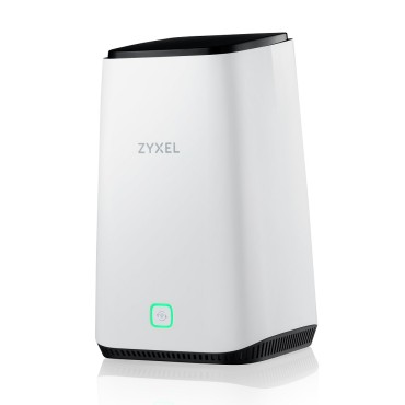 Zyxel FWA510 wireless router Multi-Gigabit Ethernet Tri-band (2.4 GHz / 5 GHz / 5 GHz) 5G Black  White