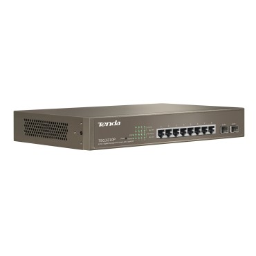 Tenda TEG3210P network switch Managed Gigabit Ethernet (10/100/1000) Power over Ethernet (PoE) 1U Bronze