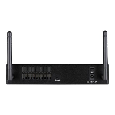 D-Link DSR-250N wireless router Gigabit Ethernet Single-band (2.4 GHz) Black