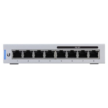 Ubiquiti UniFi US-8-60W Managed L2 Gigabit Ethernet (10/100/1000) Power over Ethernet (PoE) Grey