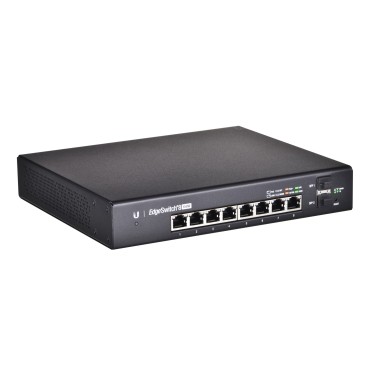 Ubiquiti Networks EdgeSwitch 8 Managed Gigabit Ethernet (10/100/1000) Black Power over Ethernet (PoE)