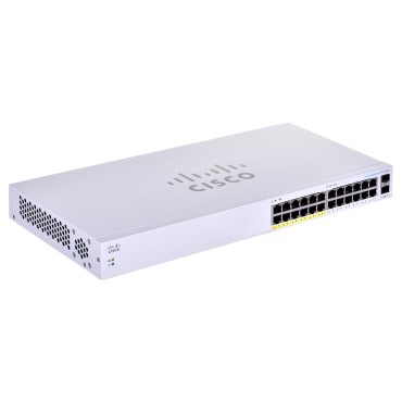 Cisco CBS110 Unmanaged L2 Gigabit Ethernet (10/100/1000) Power over Ethernet (PoE) 1U Grey