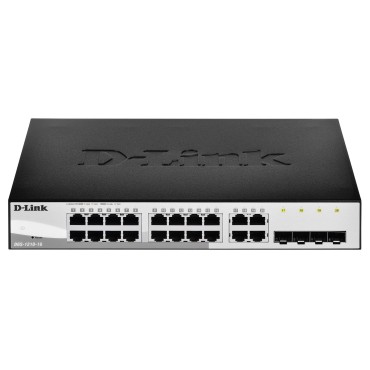 D-Link DGS-1210-16 network switch Managed L2 Black  Gray