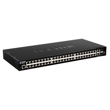 D-Link DGS-1520-52 network switch Managed L3 10G Ethernet (100/1000/10000) 1U Black