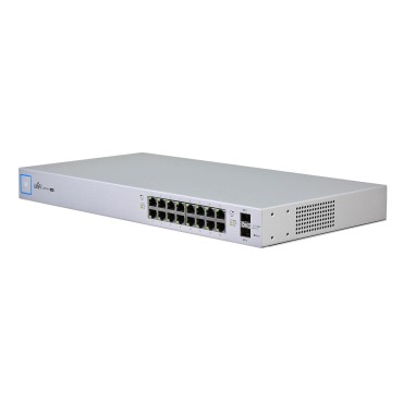 Ubiquiti UniFi US-16-150W network switch Managed Gigabit Ethernet (10/100/1000) Power over Ethernet (PoE) 1U White