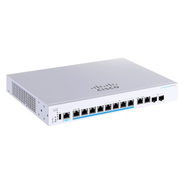 Cisco CBS350 Managed L3 2.5G Ethernet (100/1000/2500) Power over Ethernet (PoE) 1U Black  Grey