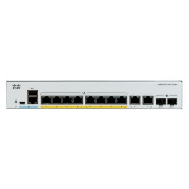 Cisco Catalyst C1000-8P-2G-L network switch Managed L2 Gigabit Ethernet (10/100/1000) Power over Ethernet (PoE) Grey