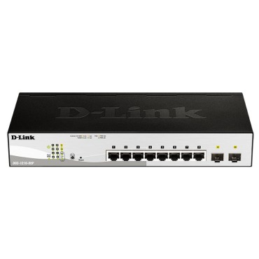 D-Link DGS-1210-08P network switch L2 Gigabit Ethernet (10/100/1000) Black  Gray Power over Ethernet (PoE)