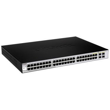 D-Link DGS-1210-48 network switch Managed L2 Black  Gray