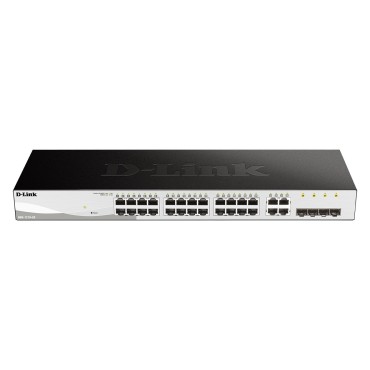 D-Link DGS-1210-28 network switch Black  Gray 1U