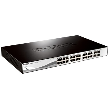 D-Link DGS-1210-28P network switch Managed L2 Power over Ethernet (PoE) 1U