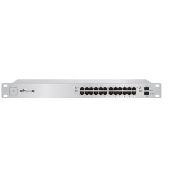 Ubiquiti UniFi US-24-500W network switch Managed Gigabit Ethernet (10/100/1000) Power over Ethernet (PoE) 1U Silver