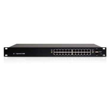 Ubiquiti EdgeSwitch 24 500W Managed L2/L3 Gigabit Ethernet (10/100/1000) Power over Ethernet (PoE) 1U Black