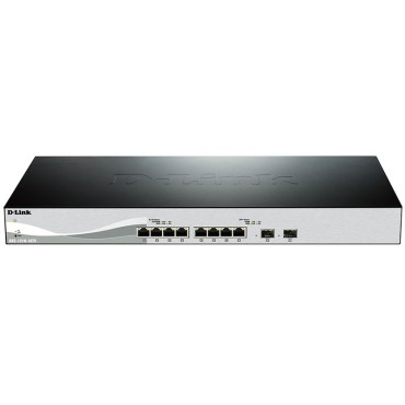 D-Link DXS-1210-10TS network switch Managed L2/L3 10G Ethernet (100/1000/10000) 1U Black  Silver