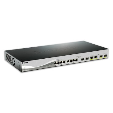 D-Link DXS-1210-12TC network switch Managed L2 10G Ethernet (100/1000/10000) Black  Aluminum 1U