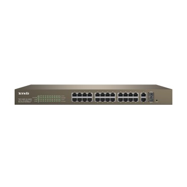 Tenda TEF1226P-24-440W network switch Managed L2 Fast Ethernet (10/100) Power over Ethernet (PoE) Grey