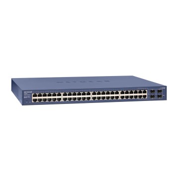 NETGEAR GS748T Managed L2+ Gigabit Ethernet (10/100/1000) Blue