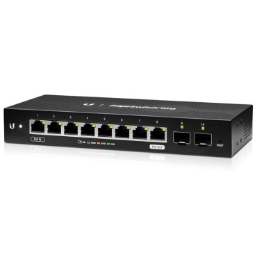 Ubiquiti EdgeSwitch 10X Managed L2 Gigabit Ethernet (10/100/1000) Power over Ethernet (PoE) Black