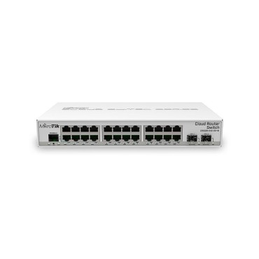 Mikrotik CRS326-24G-2S+IN network switch Managed Gigabit Ethernet (10/100/1000) Power over Ethernet (PoE) White