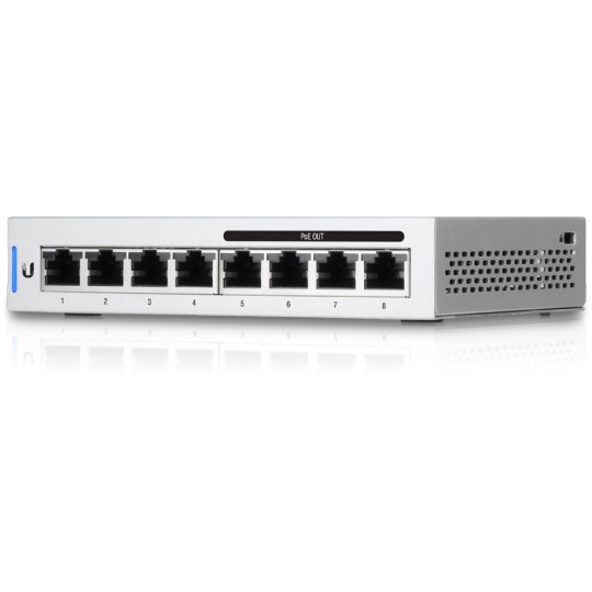 Ubiquiti UniFi 5 x Switch 8 Managed Gigabit Ethernet (10/100/1000) Power over Ethernet (PoE) Grey Ubiquiti UniFi 5 x Switch 8 Managed Gigabit Ethernet (10/100/1000) Power over Ethernet (PoE) Grey