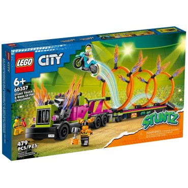 LEGO CITY 60357 STUNT TRUCK & RING OF FIRE CHALLENGE