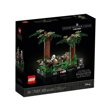 LEGO STAR WARS 75353 DIORAMA: ENDOR SPEEDER CHASE