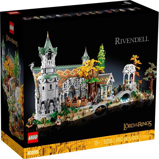 LEGO ICONS 10316 THE LORD OF THE RINGS: RIVENDELL LEGO ICONS 10316 THE LORD OF THE RINGS: RIVENDELL