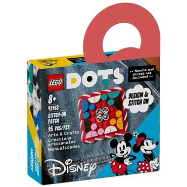 LEGO DOTS 41963 MICKEY MOUSE & MINNIE MOUSE STITCH-ON PATCH