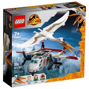 LEGO JURASSIC WORLD 76947 QUETZALCOATLUS PLANE AMBUSH