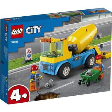 LEGO City 60325 Concrete mixer truck