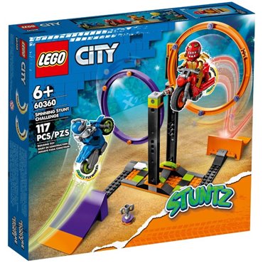 LEGO CITY 60360 SPINNING STUNT CHALLENGE