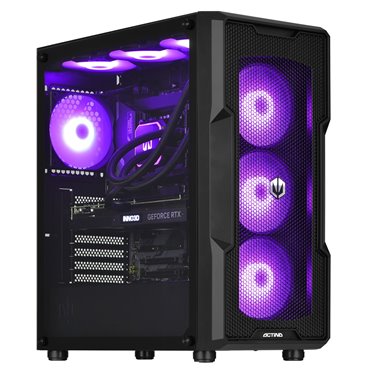 Actina 5901443339304 PC Midi Tower AMD Ryzen™ 7 5800X3D 32 GB DDR4-SDRAM 1 TB SSD NVIDIA GeForce RTX 4070 Black