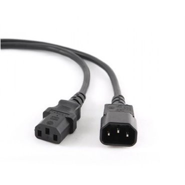 Gembird PC-189-VDE power cable Black 1.8 m C14 coupler