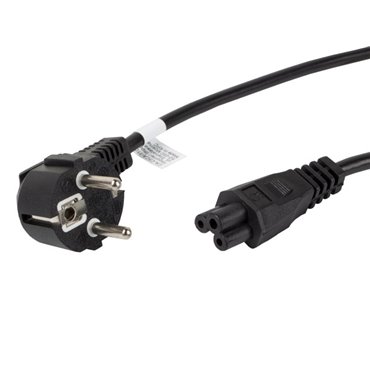 Lanberg power cable for laptop cee 7/7-c5 ca-c5ca-11cc-0018-bk