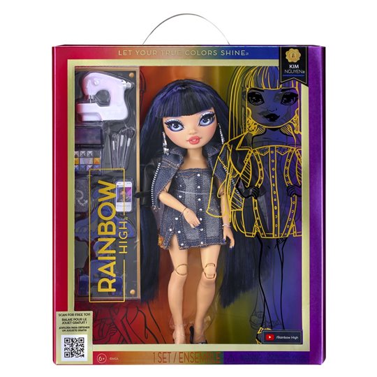 Rainbow High Blue Fashion Doll- Kim Nguyen Rainbow High Blue Fashion Doll- Kim Nguyen