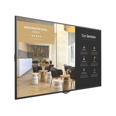 Hisense 55BM66AE signage display Digital signage flat panel 139.7 cm (55 ) 4K Ultra HD Black Built-in processor Android 7.0