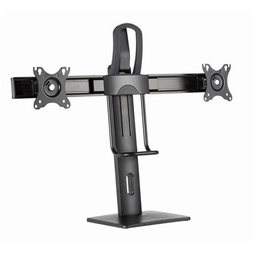 Gembird MS-D2-01 Double monitor desk stand  height adjustable  black
