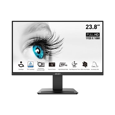 MSI Pro MP2412 computer monitor 60.5 cm (23.8 ) 1920 x 1080 pixels Full HD LCD Black