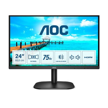 AOC B2 24B2XDAM LED display 60.5 cm (23.8 ) 1920 x 1080 pixels Full HD Black