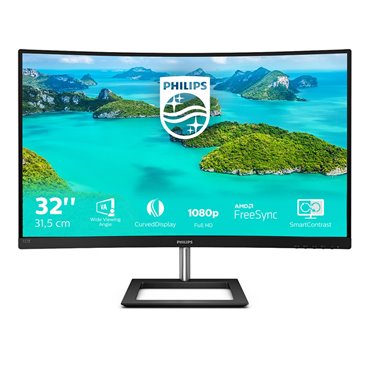 Philips E Line 322E1C/00 LED display 80 cm (31.5 ) 1920 x 1080 pixels Full HD LCD Black