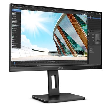 AOC U27P2CA computer monitor 68.6 cm (27 ) 3840 x 2160 pixels 4K Ultra HD LED Black