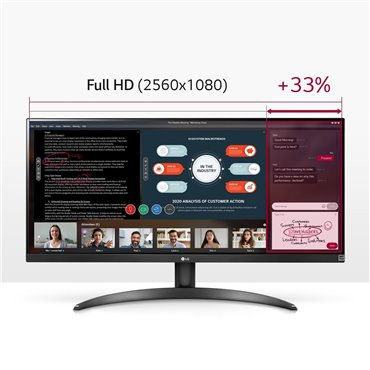 LG 29WP500-B 73.7 cm (29 ) 2560 x 1080 pixels UltraWide Full HD LED Black