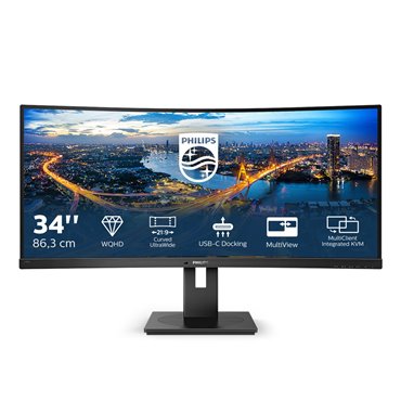 Philips B Line 346B1C/00 computer monitor 86.4 cm (34 ) 3440 x 1440 pixels Quad HD LCD Black